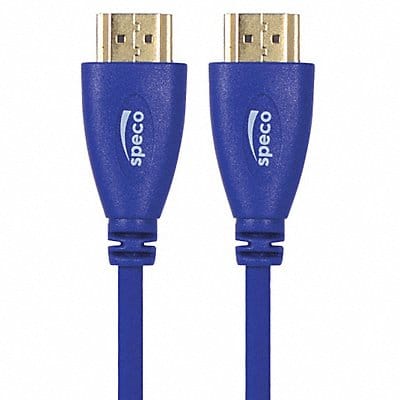 HDMI Cable 10 ft L Blue Dual SHLD