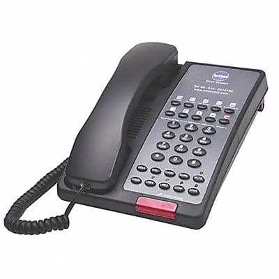 Hospitality Phone Analog Wall/Desk Black