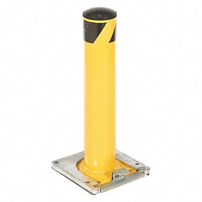 Removable Bollard 24 in H Yellow