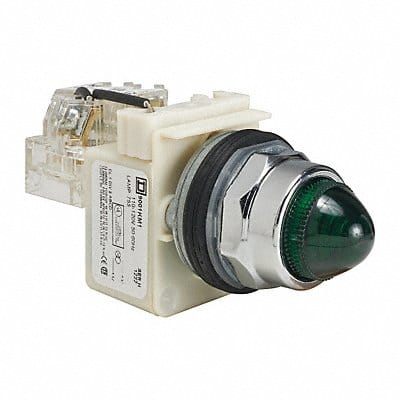 H4510 Push to Test Pilot Light Green Incand