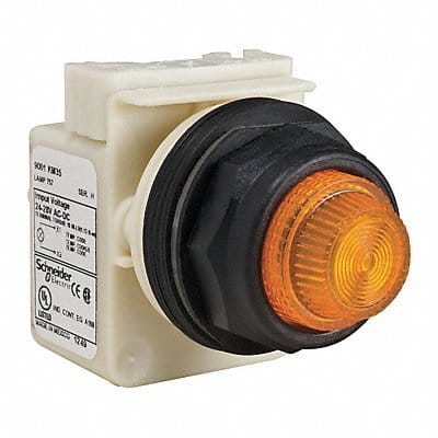 H4502 Pilot Light Incan Amber 24-28VAC/DC