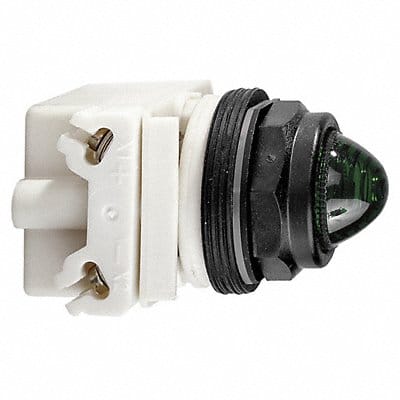 H4480 Pilot Light Incan Green Domed Lens