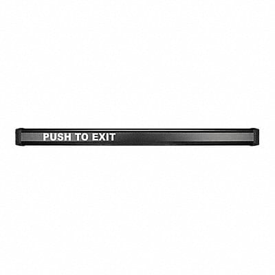 Push to Exit Bar DPDT SurfaceMounted Blk