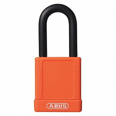 Lockout Padlock KD Orange 1-3/4 H PK6