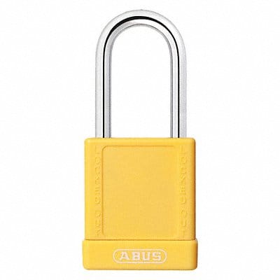 Lockout Padlock KD Yellow 1-3/4 H PK6