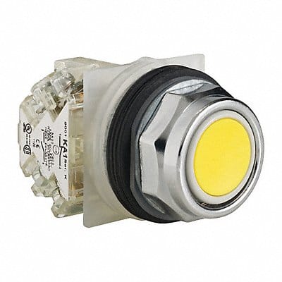 H7068 Non-Illuminated Push Button Yellow