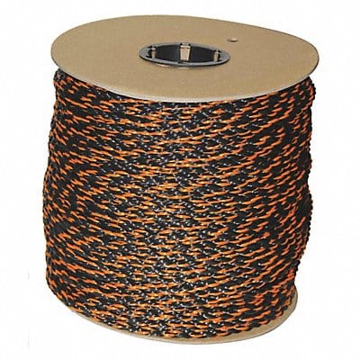 Rope 600ft Blk/Orng 1220lb. Polyprpylne