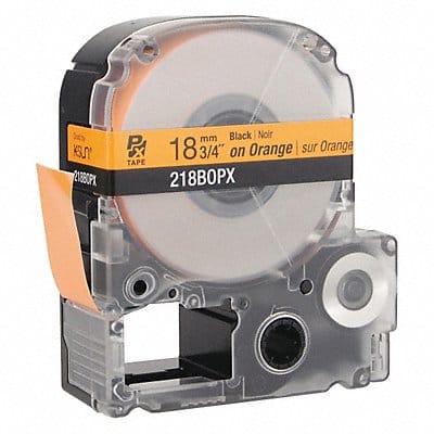 Cartridge Label 3/4 in W Orange