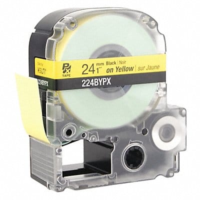 Cartridge Label 1 in W Yellow