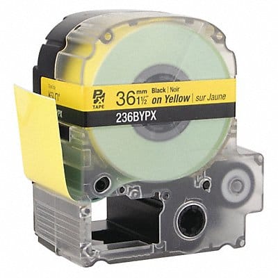 Cartridge Label 30 ft L Yellow