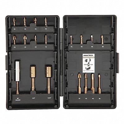 Screwdriver Bit Set 19 Pieces 1/4 Shank