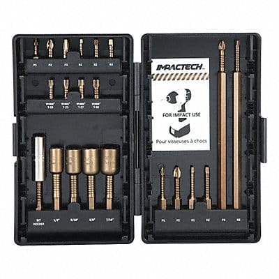 Screwdriver Bit Set 21 Pieces 1/4 Shank