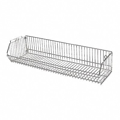 Stacking Basket 20inx12inX36in Silver