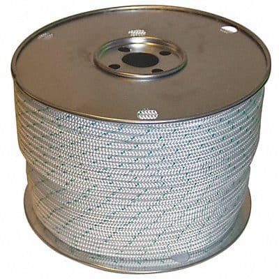 Rope 600ft Grn Tracr/Wht 440lb. Polystr