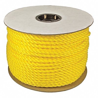 Rope 600ft Yllw 215lb. Polyprpylne