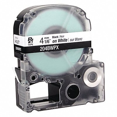 Cartridge Label 1/6 in W White