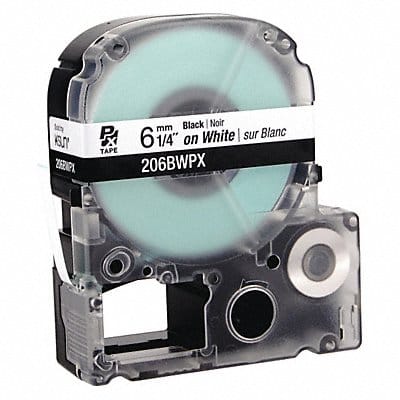 Cartridge Label 1/4 in W White