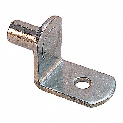 Shelf Support Peg 1-13/64in D Nickel PK8