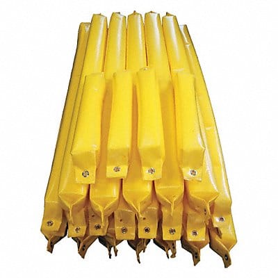 Removable Foam Logs 4-1/2 in.H Yellow