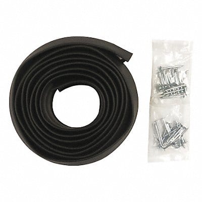 Door Bottom Seal Rubber Black 9 ft.