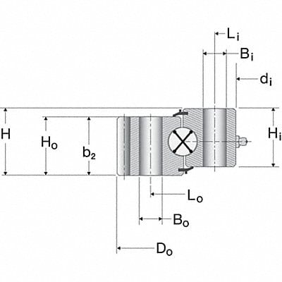 Slewing Ring Brg 10.433in Bore External