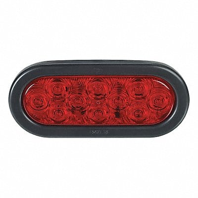 Stop/Turn/Tail Light Oval Red 6-3/8 L