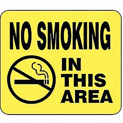 Acrylic Sign No Smoking In This Area