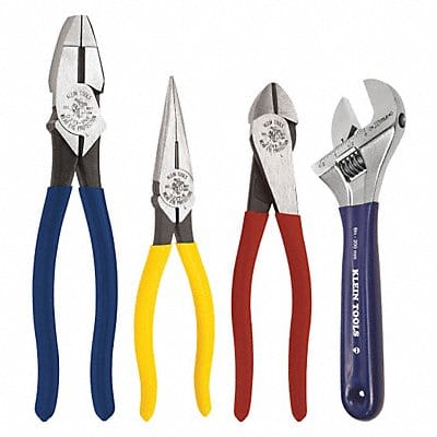 Plier Set Dipped 4 Pcs