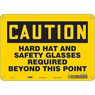 K0456 Safety Sign 7 in x 10 in Aluminum