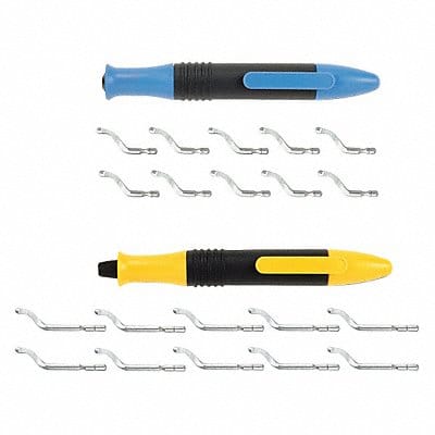 Deburring Tool Set Plastic Hi Speed Stl.