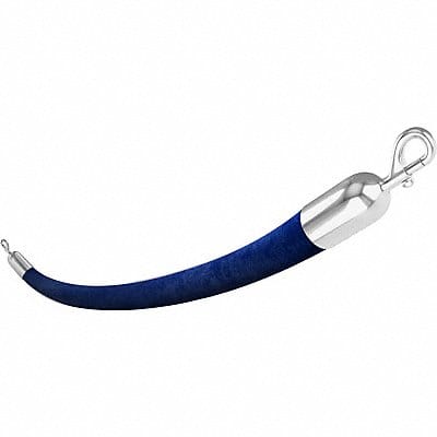 Barrier Rope Velour Blue 6 ft.