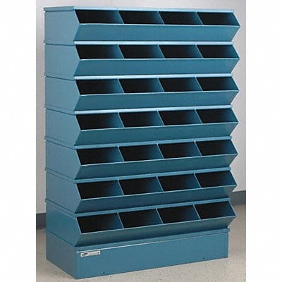 J4608 Sectional Bin Unit 28 Blue 54-3/8 in H