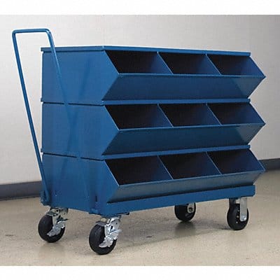 Sectional Bin Unit 9 Blue 32 in H