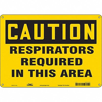 K0492 Safety Sign 10 in x 14 in Vinyl