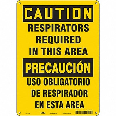 Safety Sign 14 in x 10 in Aluminum