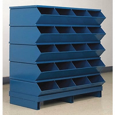 J4632 Sectional Bin Unit 20 Blue 37-1/8 in H