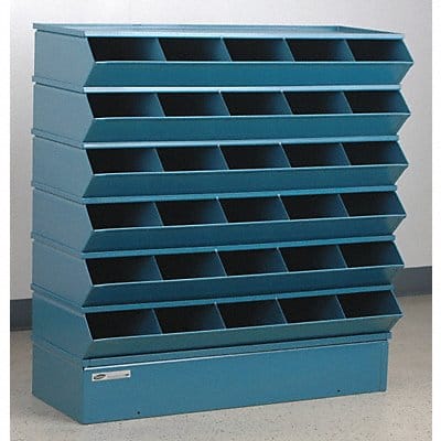 J4600 Sectional Bin Unit 30 Blue 39 in H