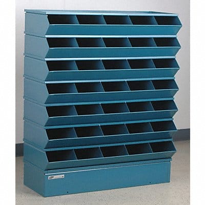 J4601 Sectional Bin Unit 35 Blue 44-1/2 in H