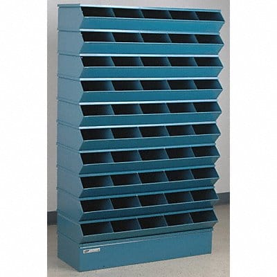 J4605 Sectional Bin Unit 50 Blue 61 in H