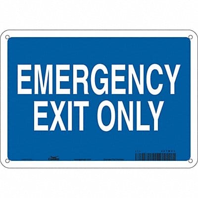 Safety Sign 7 in x 10 in Glow Vinyl