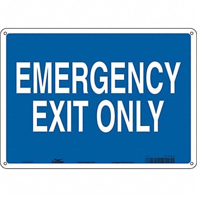 Safety Sign 10 in x 14 in Glow Vinyl