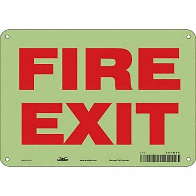 Safety Sign 7 in x 10 in Polyethylene