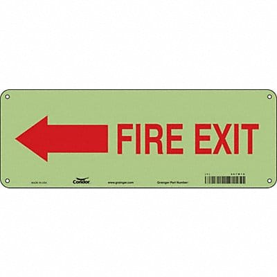 Safety Sign 5 in x 14 in Polyethylene