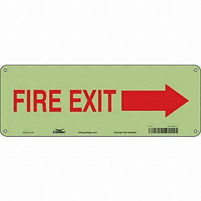 Safety Sign 5 in x 14 in Polyethylene