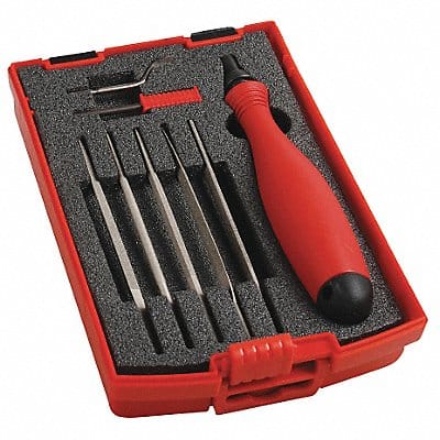 Deburring Tool Set Plastic Hi Speed Stl.