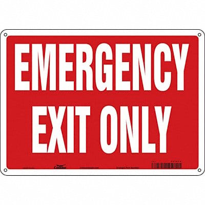 Safety Sign 10 in x 14 in Glow Vinyl