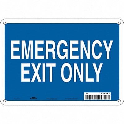 Safety Sign 7 in x 10 in Polyethylene