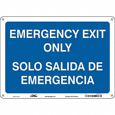 J9233 Safety Sign 10 in x 14 in Aluminum