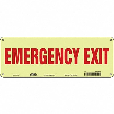 Safety Sign 5 in x 14 in Polyethylene