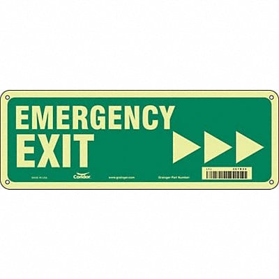 Safety Sign 5 in x 14 in Polyethylene